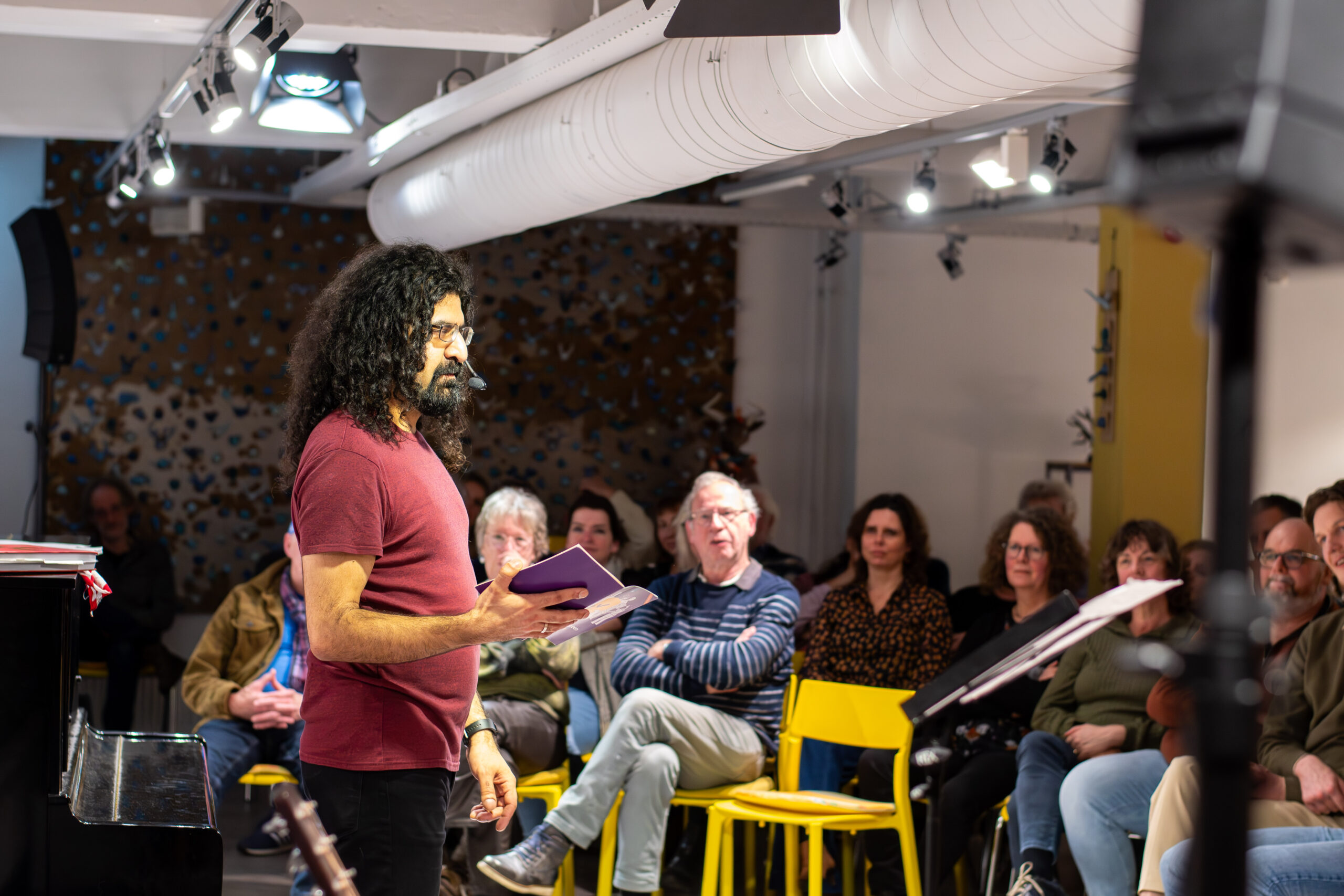 Hermes Ahmadi in Het Gele Huis on 27-02-2026 in Breda, Princenhage